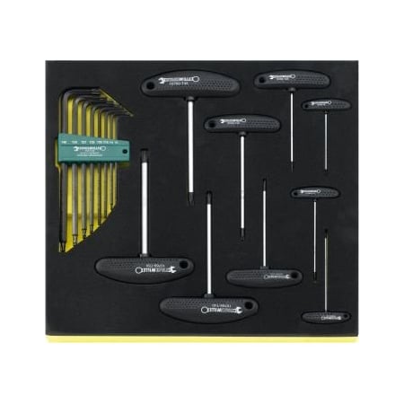 Stahlwille Tools Offset screwdrivers i.TCS inlay No.TCS 10769+10771/17 2/3-tray17-pcs. 96832099